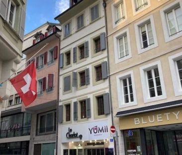 Charmamt studio au centre-ville de Lausanne - Photo 2