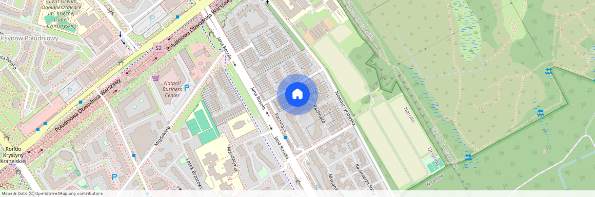 ul. Pachnąca, Natolin, Ursynów, Warszawa, mazowieckie