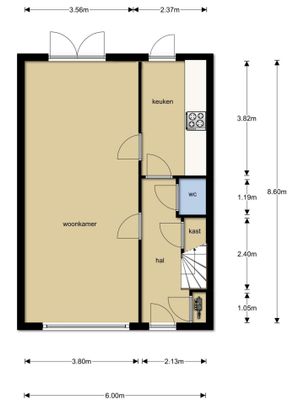 Huis te huur: Bremstraat 64 2403 EN Alphen aan den Rijn - Photo 1