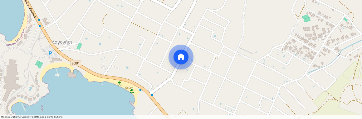 Λαγονήσι, Καλύβια Θορικού