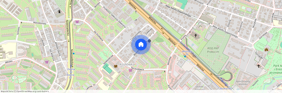 ul. Wojciecha Stattlera, Kozłówka, Bieżanów-Prokocim, Kraków, małopolskie