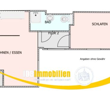 2-Raumwohnung mit offener Küche - Foto 4