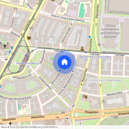 ul. Maurycego Mochnackiego, Stara Ochota, Ochota, Warszawa, mazowieckie