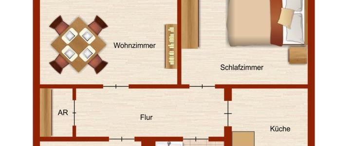 Gemütliche Etagenwohnung mit Balkon in Siegen - 60m² Wohnfläche - Photo 1