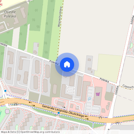 ul. Poleska, Parkitka, Częstochówka-Parkitka, Częstochowa, śląskie