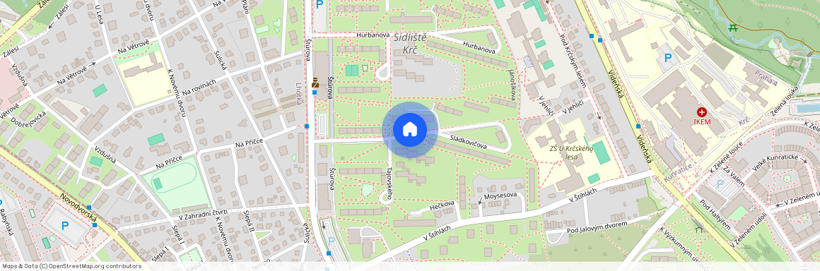 Sládkovičova, Praha 4 - Krč