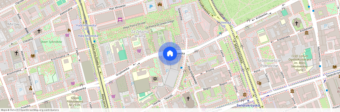 Śródmieście, ul. Grzybowska 3, Warszawa