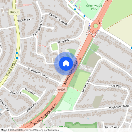 Tennyson Road, Hertfordshire AL2