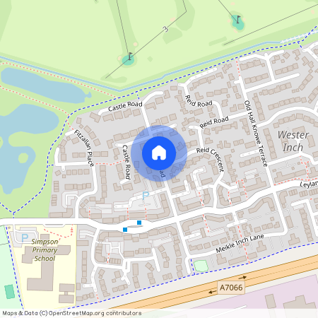 Castle Road, Wester Inch Village