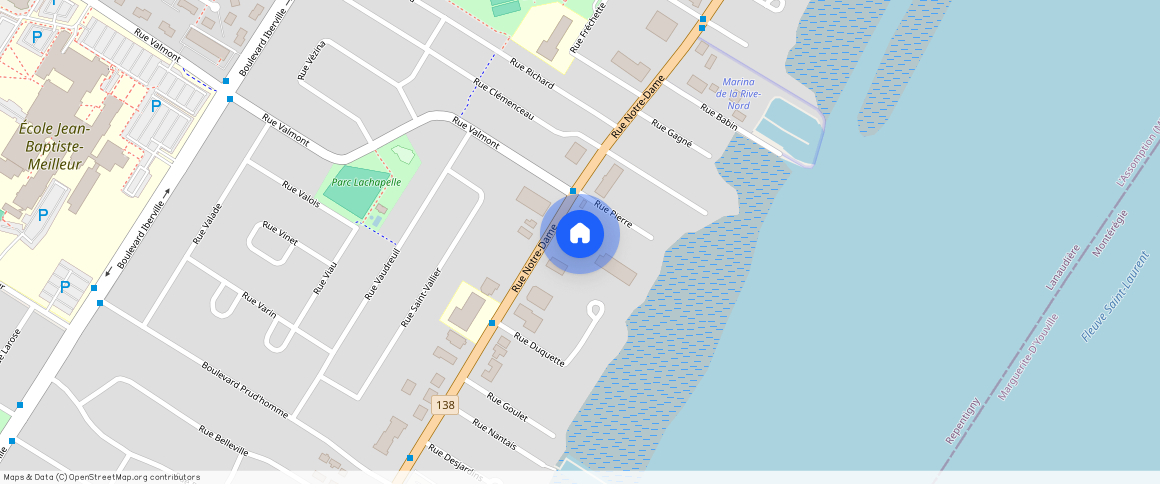 ** rue Notre-Dame, Repentigny, Repentigny, Lanaudière, J6Y 1H1