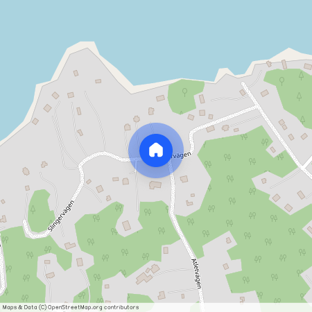 Slingervägen, Vendelsö