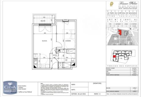 Location Appartement 2 pièces 39m² EMERAINVILLE 77184 - Photo 4