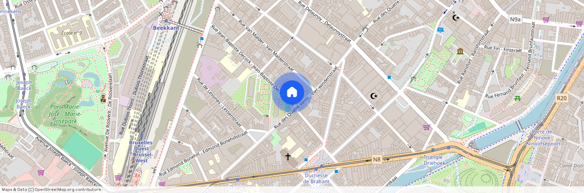 Rue Jean-Baptiste Decock, 5, – 1080, Bruxelles