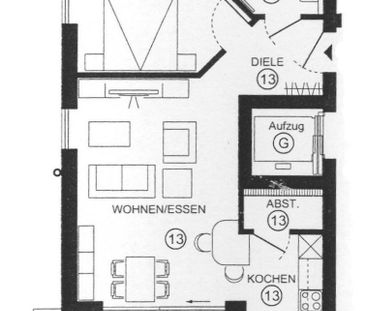 Neuwertige 2-Zimmer-Wohnung mit Loggia in zentraler Lage von Werl - Foto 2