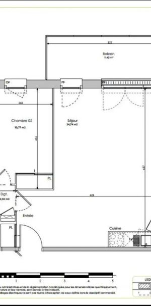 Appartement à louer 3 pièces 67.4m² - Photo 2