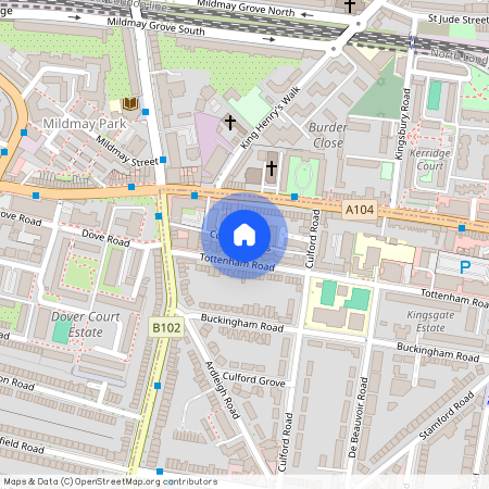 Tottenham Road, Islington, Dalston, Hoxton, Shorditch, London, N1 4DY