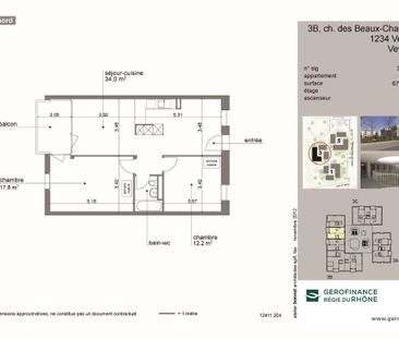 Appartement HLM de 4pièces au 2ème étage - Photo 2