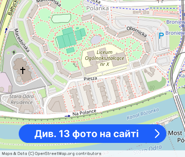 2-pokojowe jasne mieszkanie z tarasem 28 m² i widokiem na rzekę - Фото 1