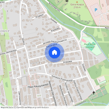 ul. Na Leszczu, Pychowice, Dębniki, Kraków, małopolskie