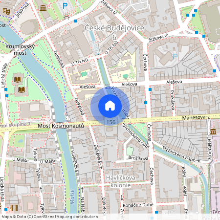 Vrchlického nábř., České Budějovice - České Budějovice 6