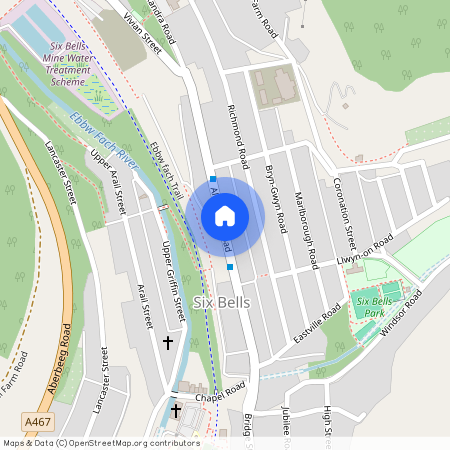 Alexandra Road, Six Bells, Abertillery