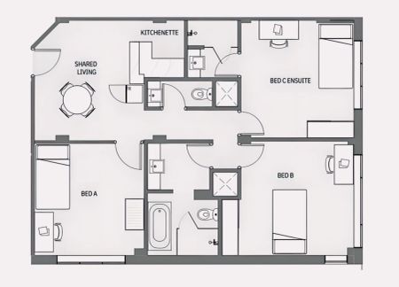 Trio Living 01 - Room C ensuite - Photo 3