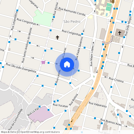 Rua Cristina, São Pedro, Belo Horizonte - MG, 30330-012, Brazil