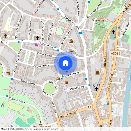 Russell Street, Bath, Somerset, BA1