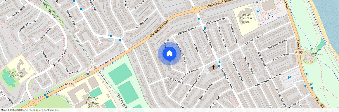 Shaftesbury Avenue, Whitley Bay