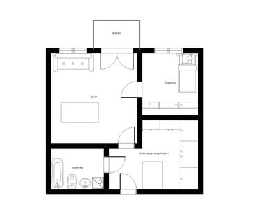 Do wynajęcia 2-pokojowe mieszkanie – ul. Zdunów - Zdjęcie 5