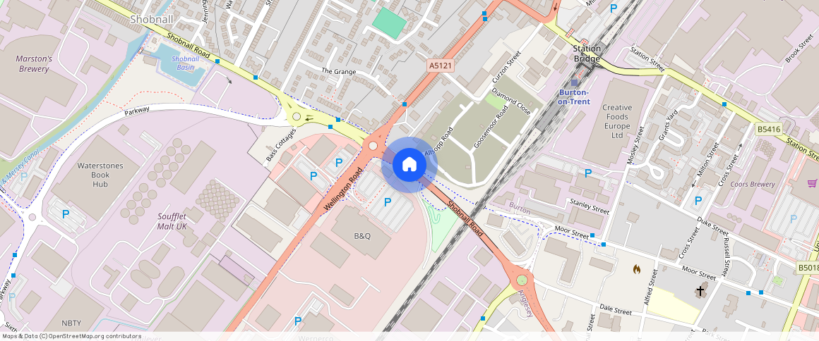 Shobnall Road, Burton upon Trent DE14