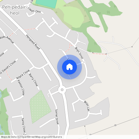 Clos Llyswen, Penpedairheol, CF82