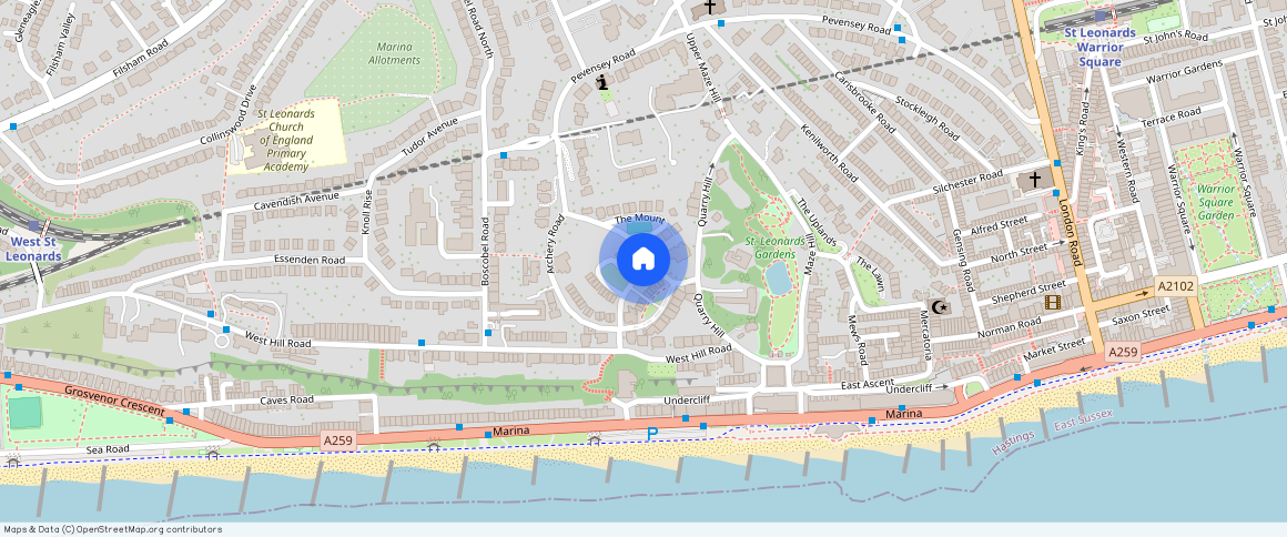 Archery Road, TN38, Crabtree House Archery Road