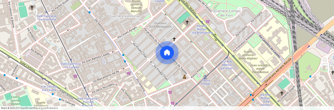 via Jacopino da Tradate 9, Milano