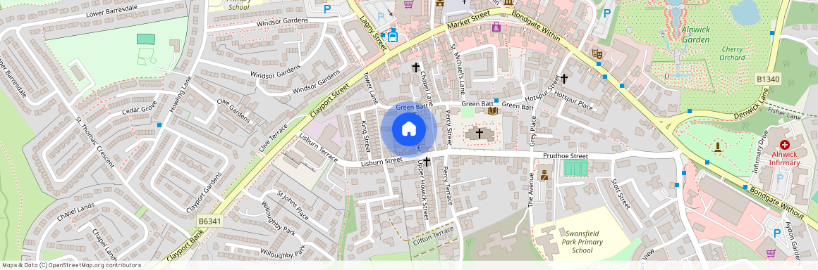 Grahams Yard, Alnwick, Northumberland