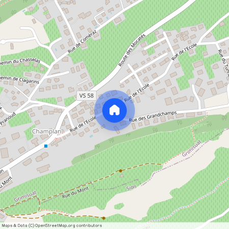 Rue des Grandchamps, 1971 Champlan (Grimisuat)
