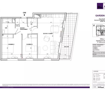 location Appartement T3 DE 64.8m² À TOULOUSE - Photo 2