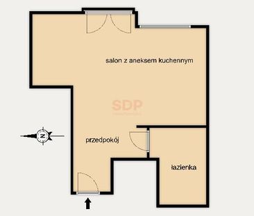 Przestronna kawalerka na wynajem - Zdjęcie 3