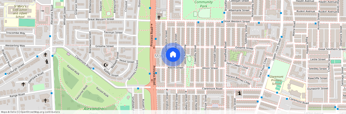 Beresford Street, Rusholme, Manchester, M14