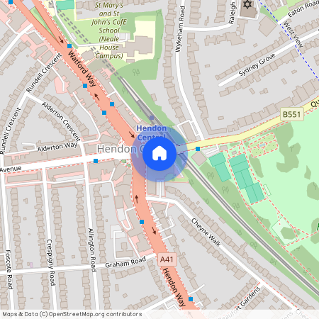 Queens Parade, Queens Road, Hendon, NW4