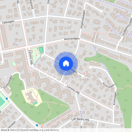 Blockåsstigen, Spånga