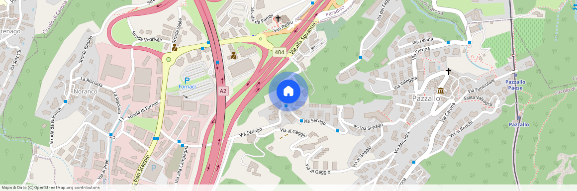 via Senago 30D, 6912 Pazzallo