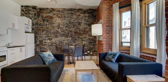 Colombier 3 ½ Entièrement Meublé à Louer Vieux-Québec Août 2026 - Photo 2