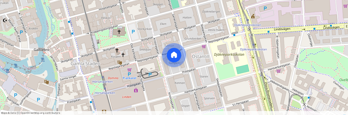 Repslagaregatan 34, Centrala Staden