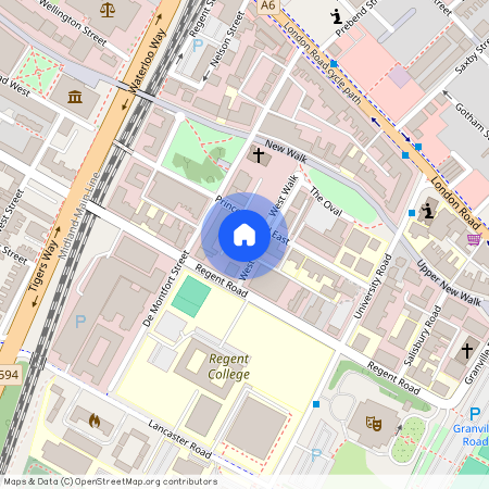 Flat 3, 4 West WalkLeicester
