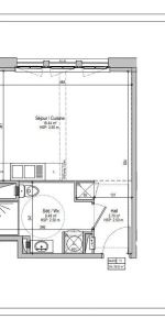 Appartement à louer 1 pièce 28.51m² - Photo 4