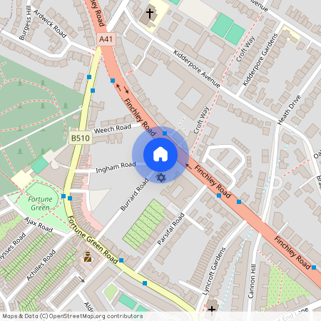 Finchley Rd, London NW3 7BG