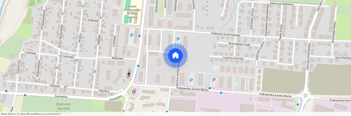 ul. Janusza Kertyńskiego, Legnica, dolnośląskie