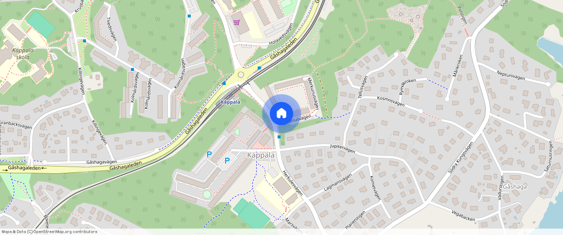 Käppala, Lidingö, Brevik, Stockholm, Merkuriusvägen 1B