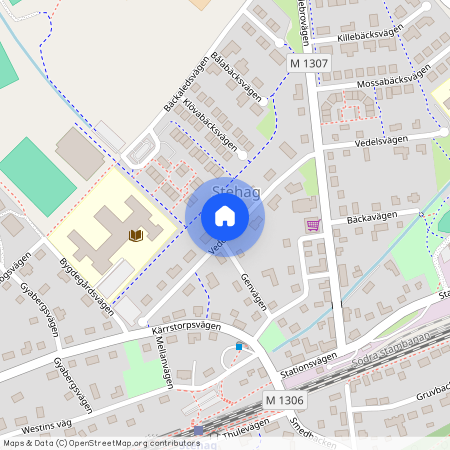 1 rum och kokvrå, Vedelsvägen 13 B i Stehag., Malmoborg